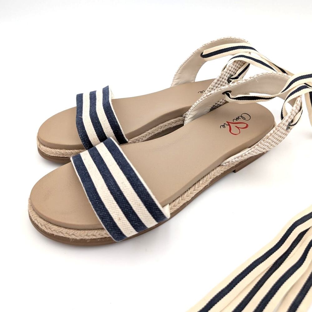 MIA Amore Kenny Espadrille Inspired Sandals Women's Size US8.5W Size US39